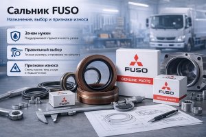 Сальник FUSO: назначение, особенности подбора и признаки износа