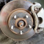 Photo of Toyota Corolla front brakes
