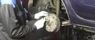 How to replace rear brake pads on a Lada Granta