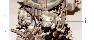 Solex carburetor 21083 diagram and device