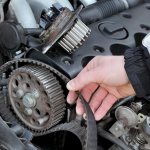 When is it necessary to change the timing belt on a car?