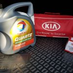 Changing the oil on Kia Sportage 4
