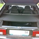 Trunk volume of the VAZ 2109 with the seats folded down