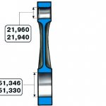 Main dimensions of the connecting rod VAZ 2109 - 2115