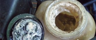 Foam in the expansion tank