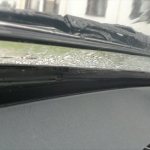 The windshield of a VAZ 2114 is leaking