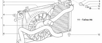 Radiator VAZ-2192/94, drawing