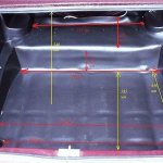Dimensions of the trunk of the VAZ 2107