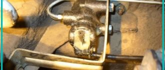 VAZ brake pressure regulator operating principle
