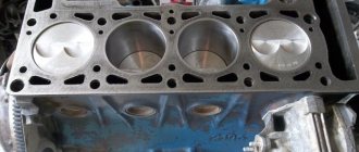 How much does a VAZ 2106 cylinder block weigh?