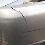 Crack on a car part