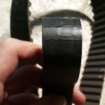 The terrible condition of the Largus timing belt