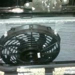 Radiator cooling fan Lada Kalina
