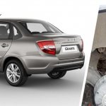 Replacement of shock absorbers and springs of the rear suspension of Lada Granta, Kalina