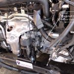 Replacing the crankshaft position sensor on a Nissan Primera 2001 - 2007
