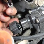 Replacing the idle speed controller on Niva 21214