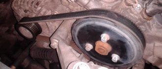 Replacing the Opel Astra H alternator belt