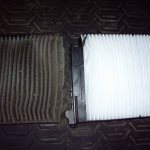 Replacing cabin filter Nissan Note