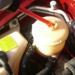 Replacing power steering fluid